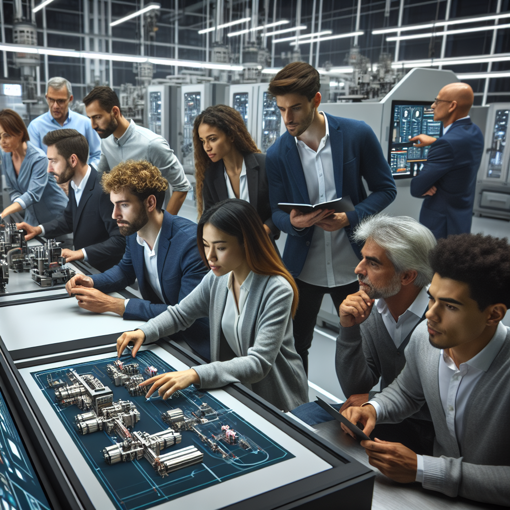 Training session with machines